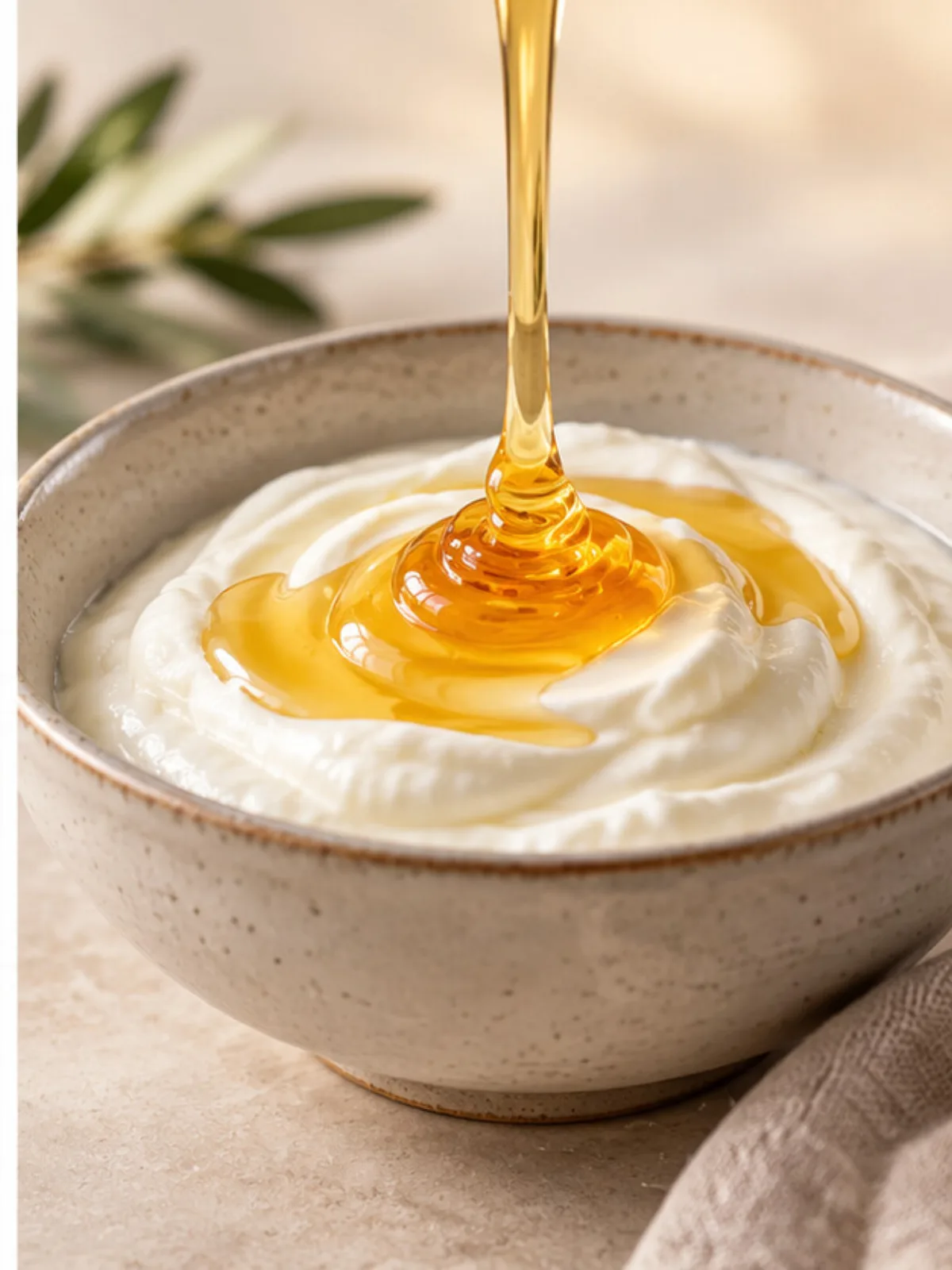 Овче кисело мляко с Роза Дамасцена